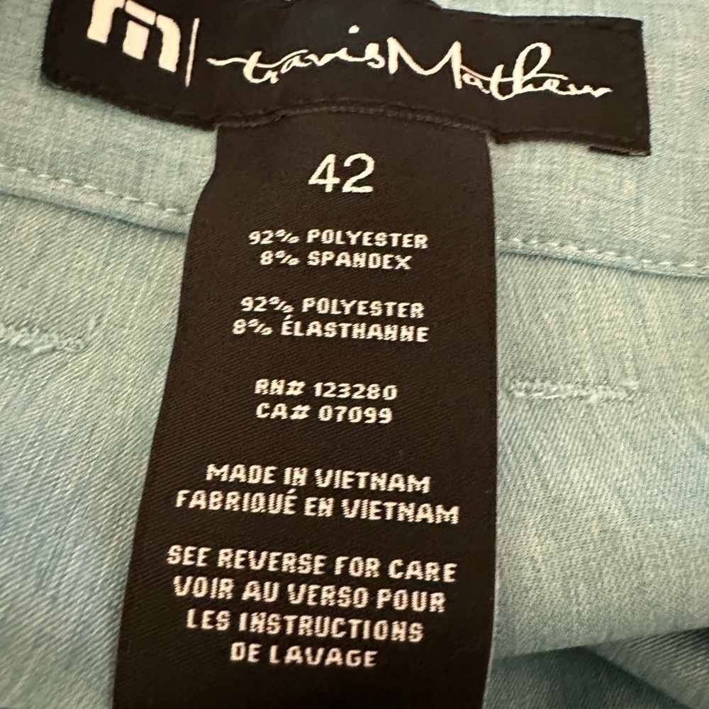New Travis Mathew Lake Powell Golf Hybrid Shorts Heather Green Stretch 10” - Picture 3 of 9